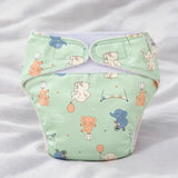 UNO Luxe Cloth Diaper (Ellie’s Circus) with DryFeel Magic Pad & Booster pad