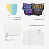 Starter Pack (2 Freesize UNO Cloth Diaper)