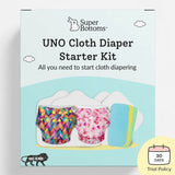 UNO Cloth Diaper Starter Kit with 2 Freesize UNO