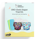 UNO Cloth Diaper Starter Kit with 2 Freesize UNO
