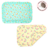 Mustard Seed Pillow with 2 Muslin Pillow Covers - Dip n Dream & Melon Crunch