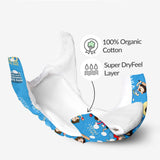 Organic Freesize UNO Cloth Diaper Pack for Baby