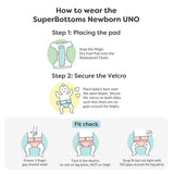 Newborn UNO Cloth Diaper Pack of 4