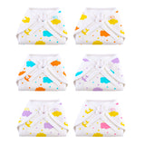 Basic Nappy 6 Pack-Assorted(with Print Issue)(No Print choice)