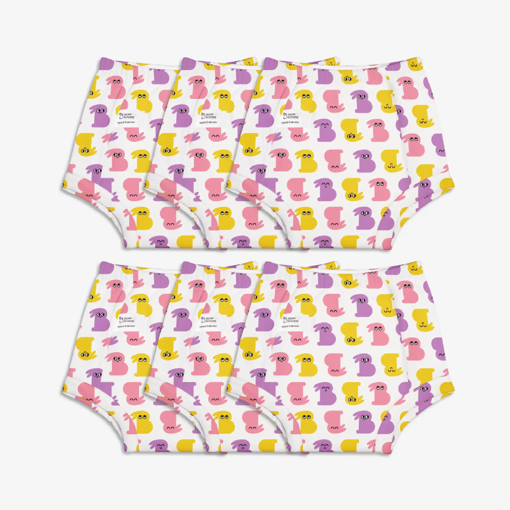 Padded Underwear Pack of 6-Twinny Bummy