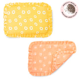 Mustard Seed Pillow with 2 Muslin Pillow Covers - Lazy Daisy & Dreamy Shells