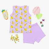 Top & Shorts Set - Lemon Life - 4-6 years