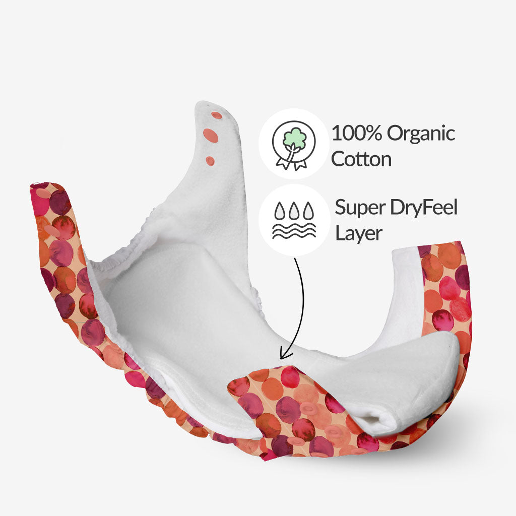 Organic Freesize UNO Cloth Diaper Pack for Baby