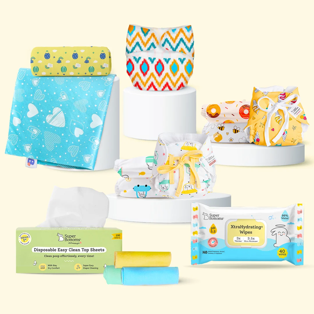 New Born Essentials Kit- 8 Pieces