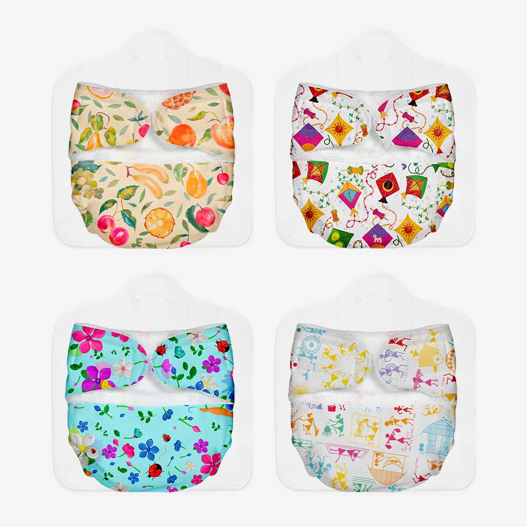 Newborn UNO Cloth Diaper Pack of