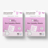 Eco-Laundry Detergent Sheets (2 Pack x 45 Sheets)