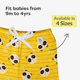 Pack of 3 Diaper Pajamas with drawstring - Jungle Jam