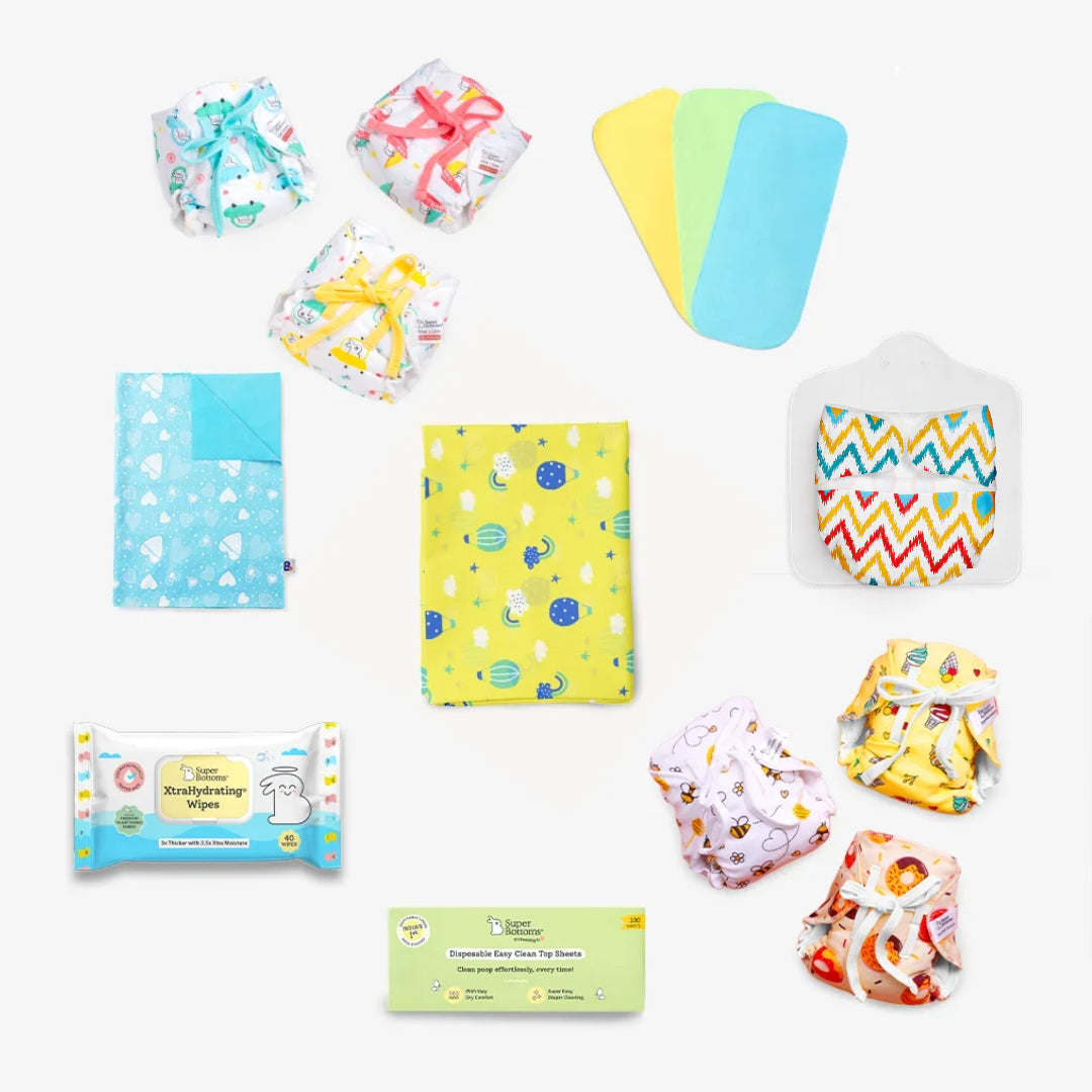 New Born Essentials Kit- 8 Pieces