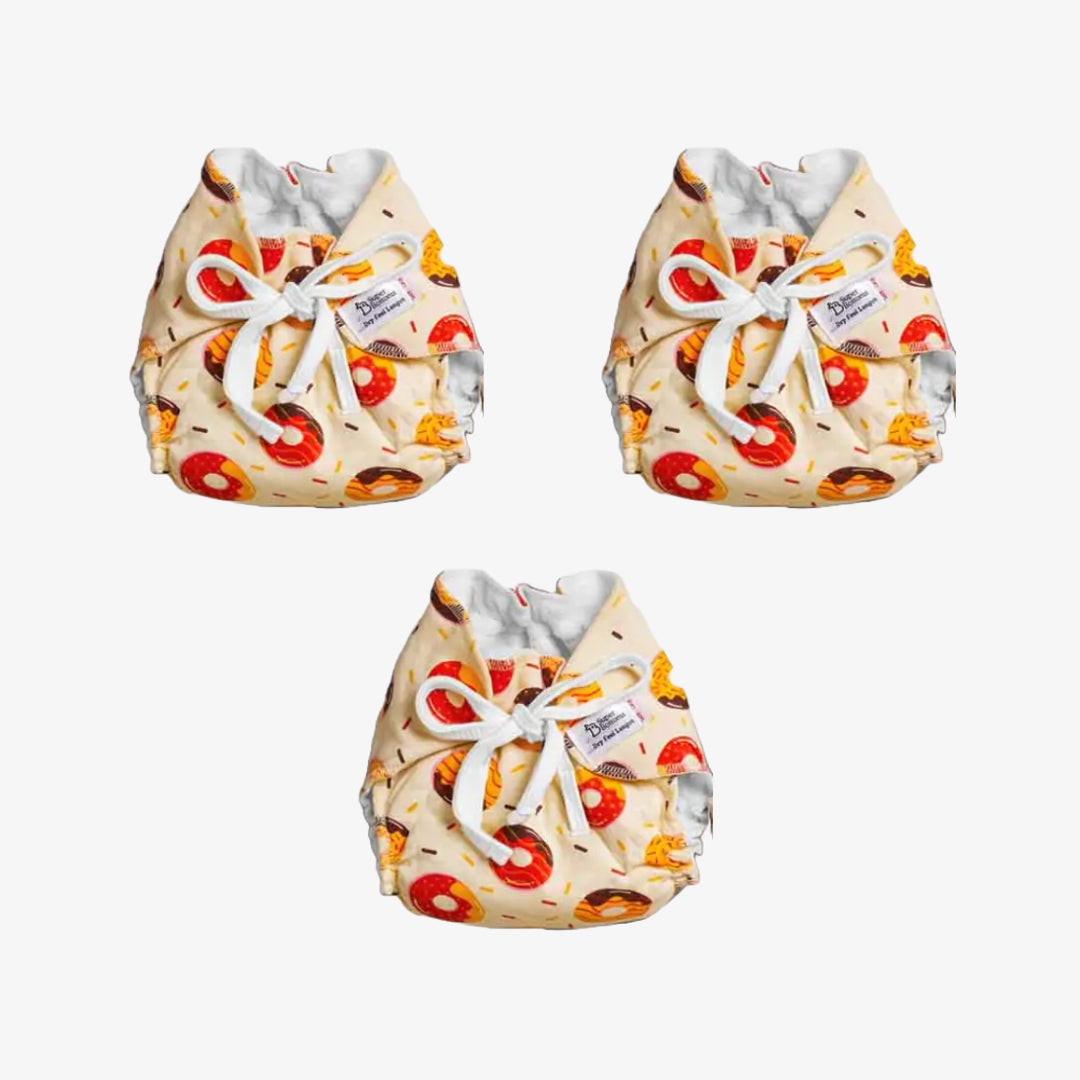 DFL Pack of 3 Donut Love - Large(Print/Design may vary)