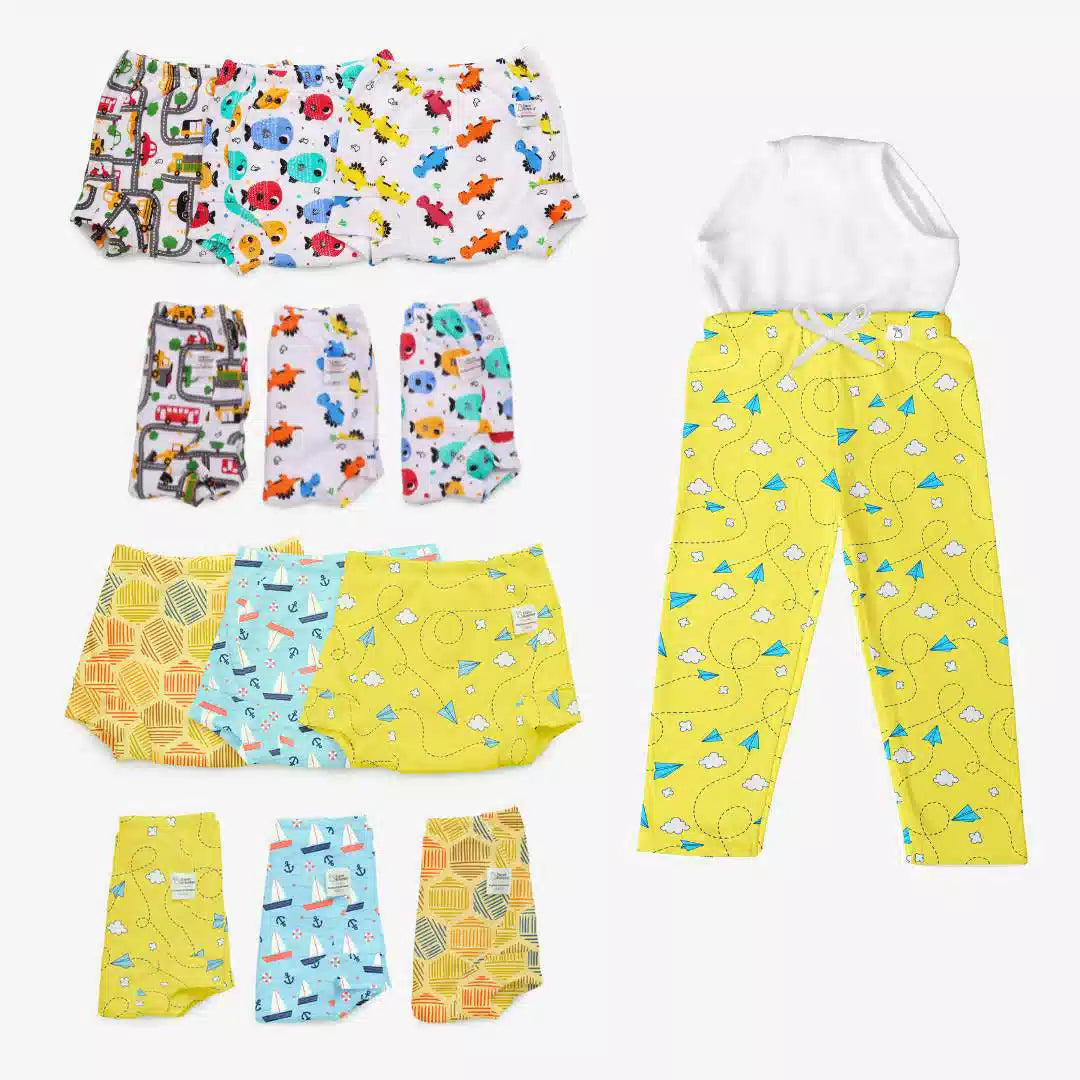 Buy SuperBottoms Padded Underwear For Growing Babies/Toddlers, With 3  Layers Of Cotton Padding & Super DryFeel Layer