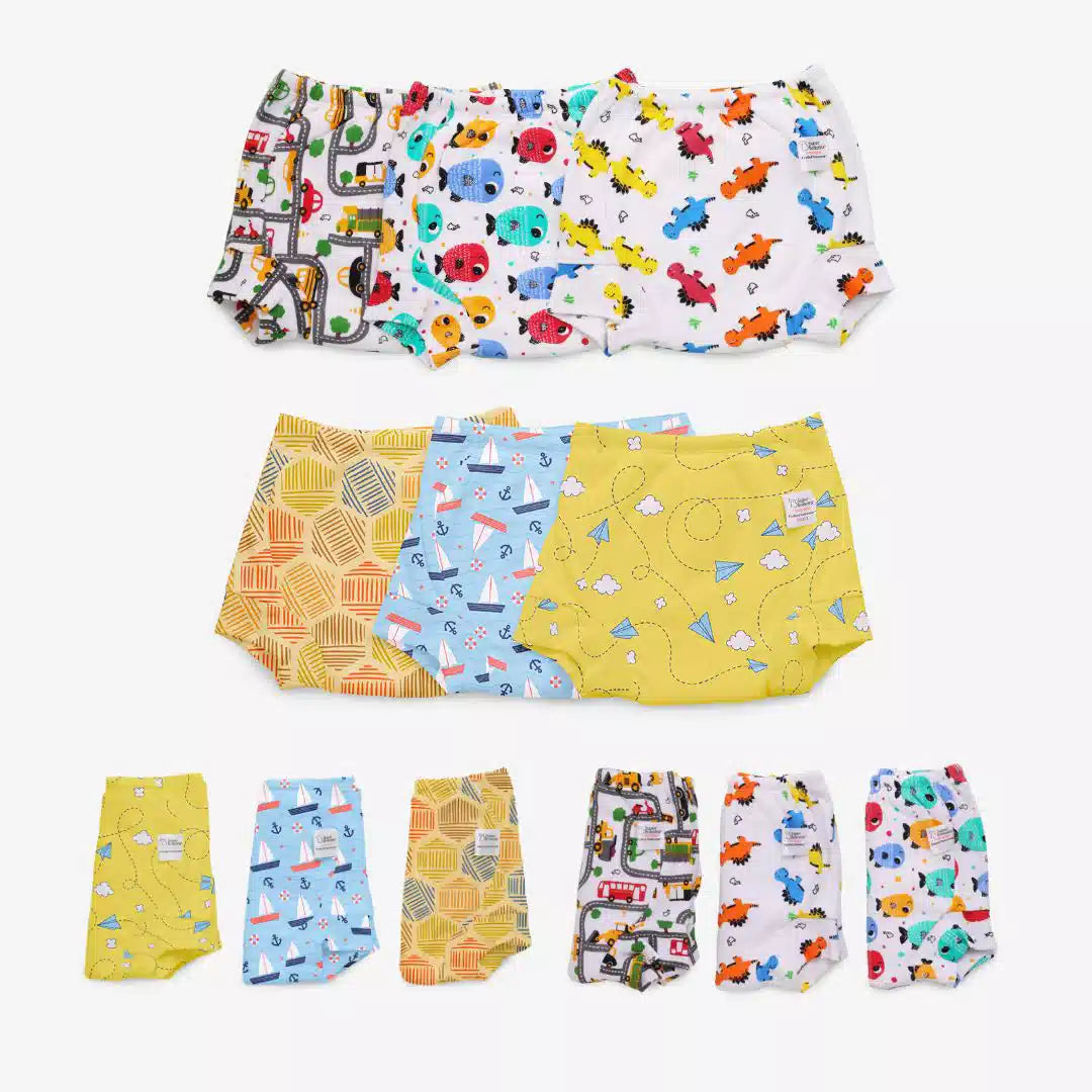 Padded Underwear Pack of 12 for Baby by SuperBottoms