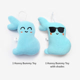 Bumazing Treasures - Pack of 2 Bummy Toy(1 Hunny Bummy Toy + 1 Bummy Toy with shades and Rattle inside)