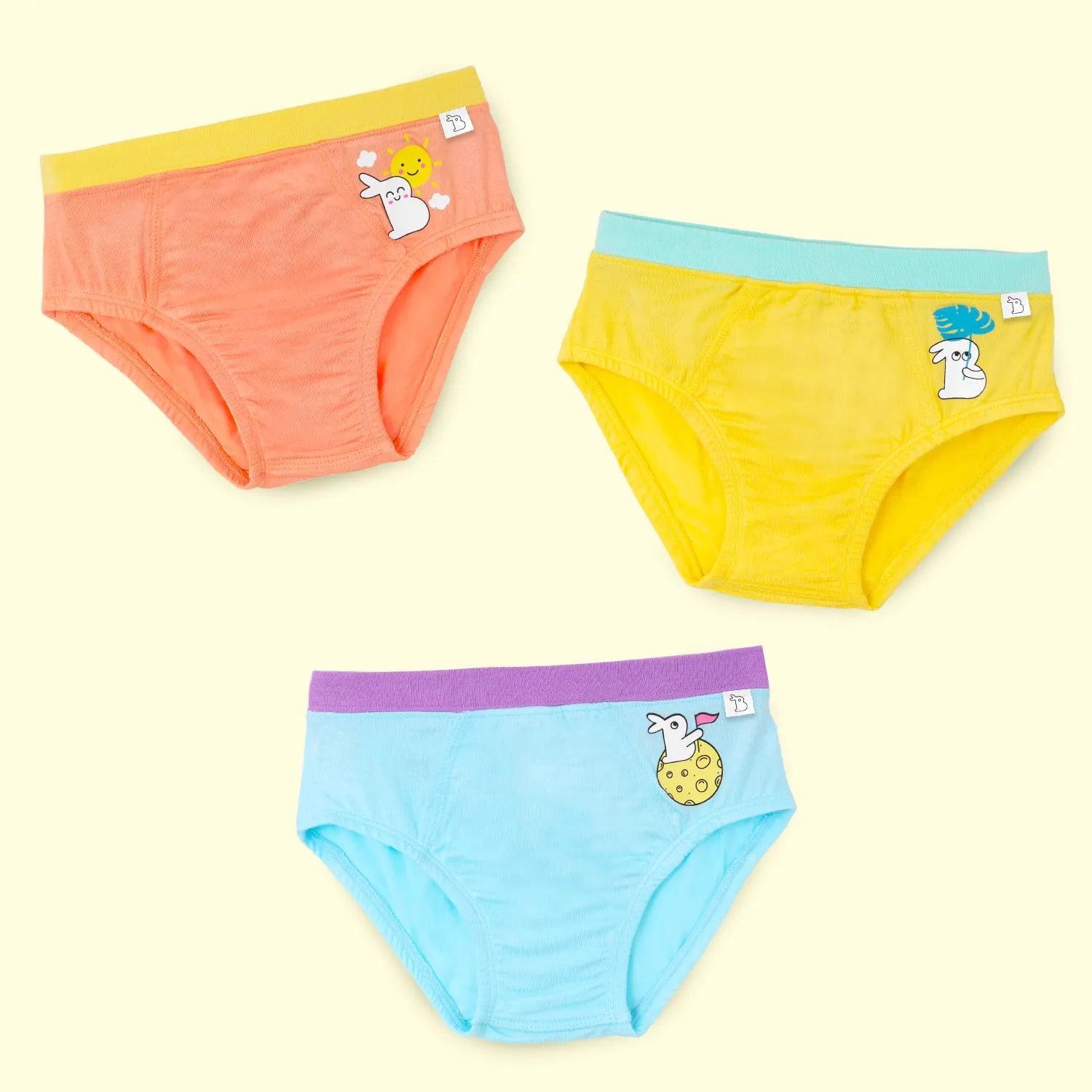 Pack of 3 Boy Briefs (Autumn Charm, Sunkissed & Twinkle Tushies)