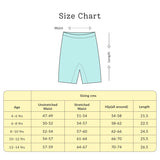 Cycling Shorts for Girls - Pack of 3 (Black)