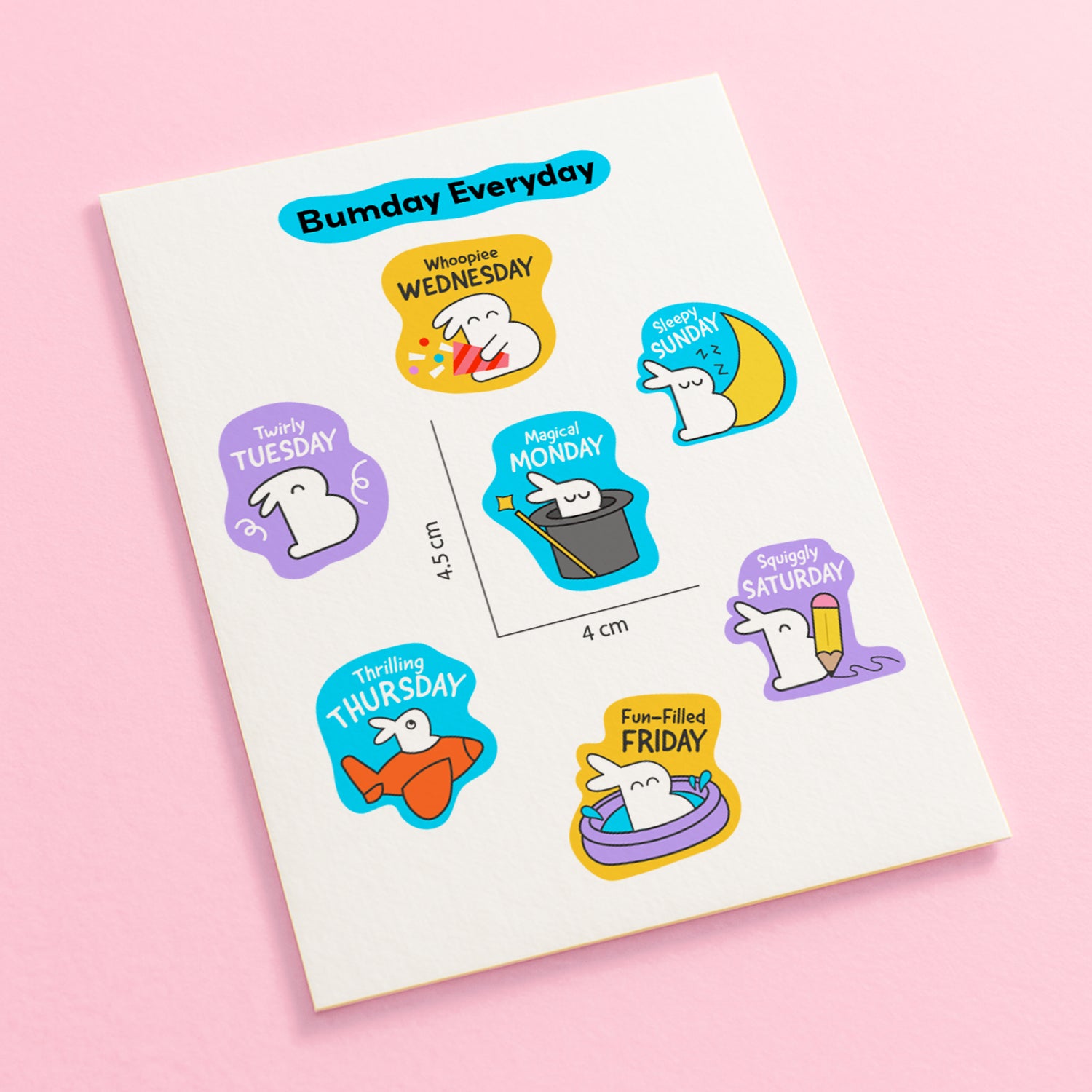 4-6 Years / Bumday–Everyday Sticker