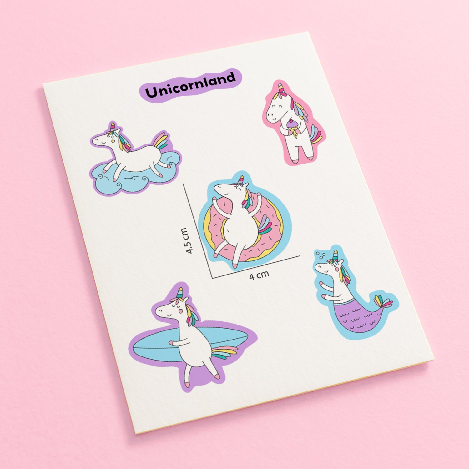 4-6 Years / Unicornland Sticker