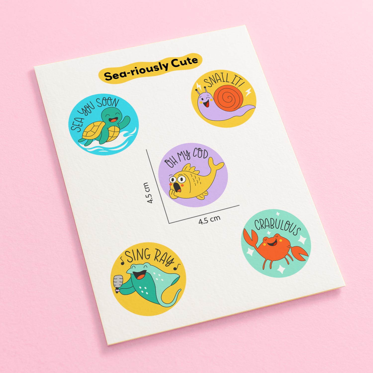 4-6 Years / Sea-riously Cute Sticker