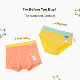 Boys Brief and Trunk Starter Kit (8-12 Years) - Sunkissed & Autumn Charm
