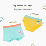Boys Brief and Starter Kit (8-12 Years) - Autumn Charm & Mushroom Magic