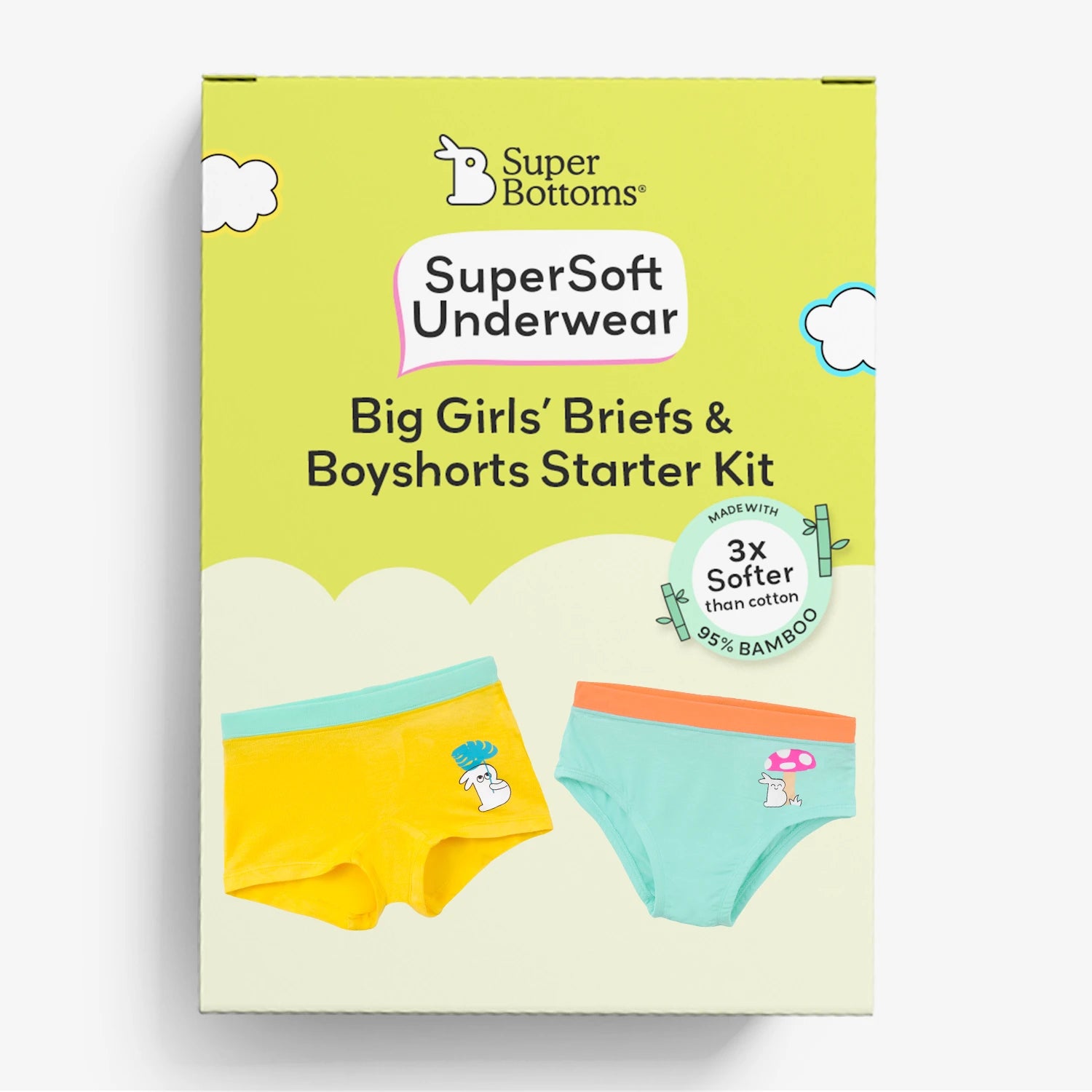 Girl Brief and Boyshort Trial Kit (8-12 Years) - Autumn Charm & Mushroom Magic
