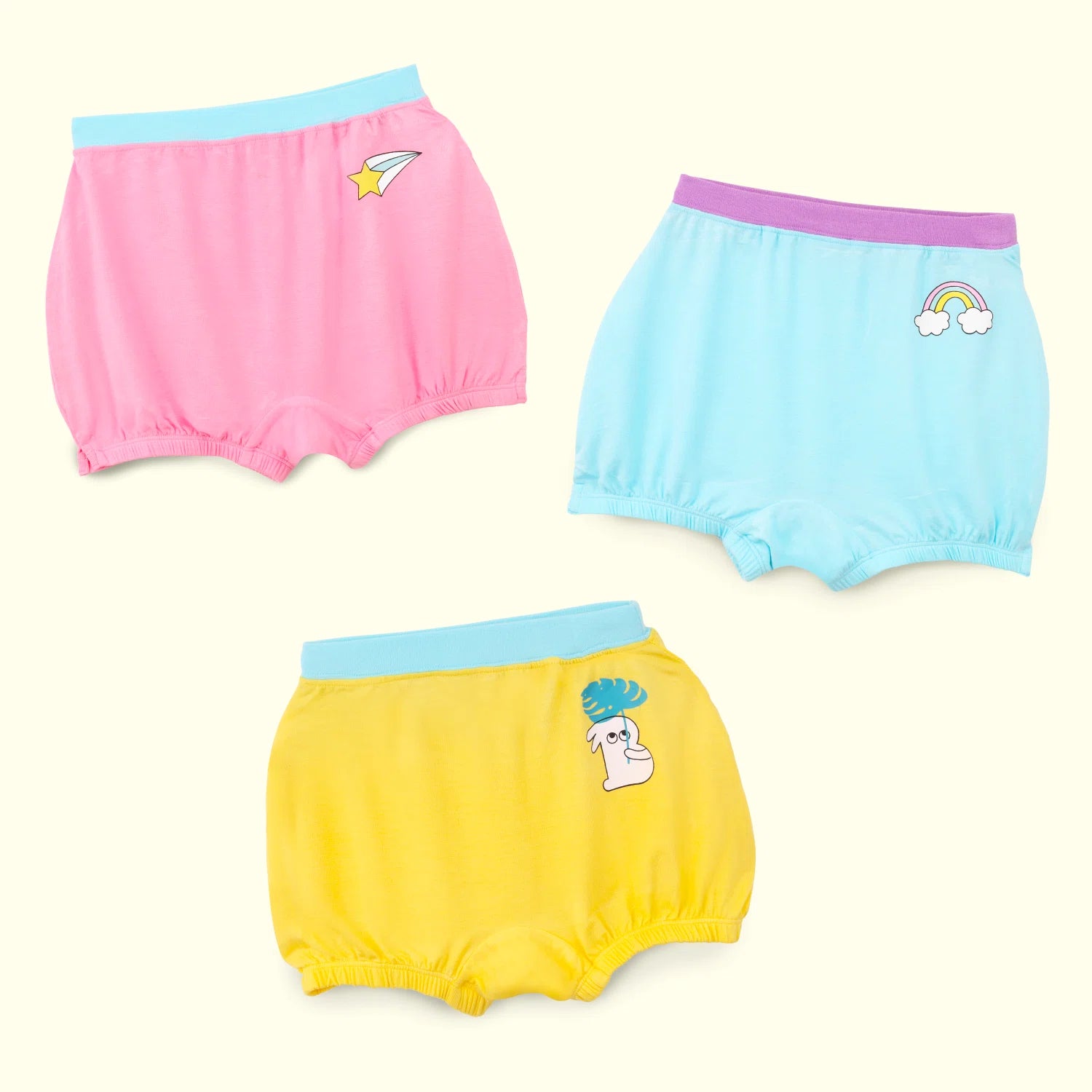 Pack of 3 Girl Bloomer (Autumn Charm, Inky Pinky & Sky Snuggles)