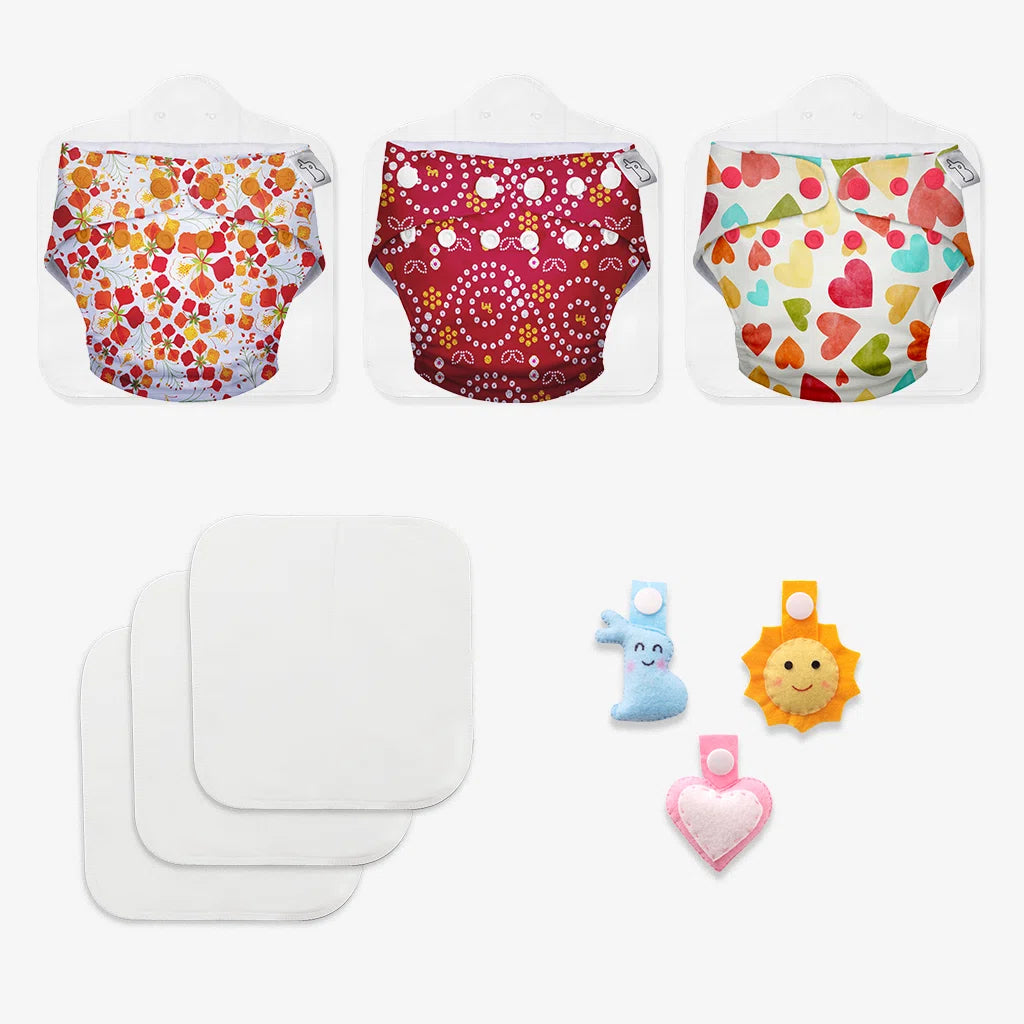 Freesize UNO Cloth Diaper Pack