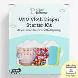 UNO Cloth Diaper Starter Kit with 2 Freesize UNO