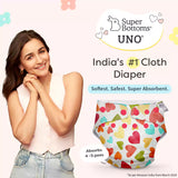 Freesize UNO Cloth Diaper, Pads & Charmling