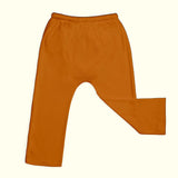 Padded Pajamas with Drawstrings - Brown