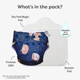 Freesize UNO Cloth Diaper: Magic Pad Only (No Booster)