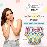 Ikat Chevron Freesize UNO Cloth Diaper