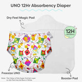 Coloured Skies Freesize UNO Cloth Diaper