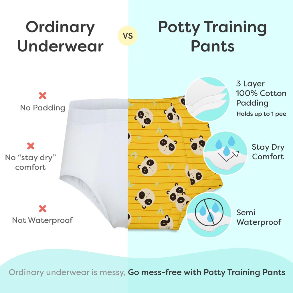Ordinary vs Padded Underwear