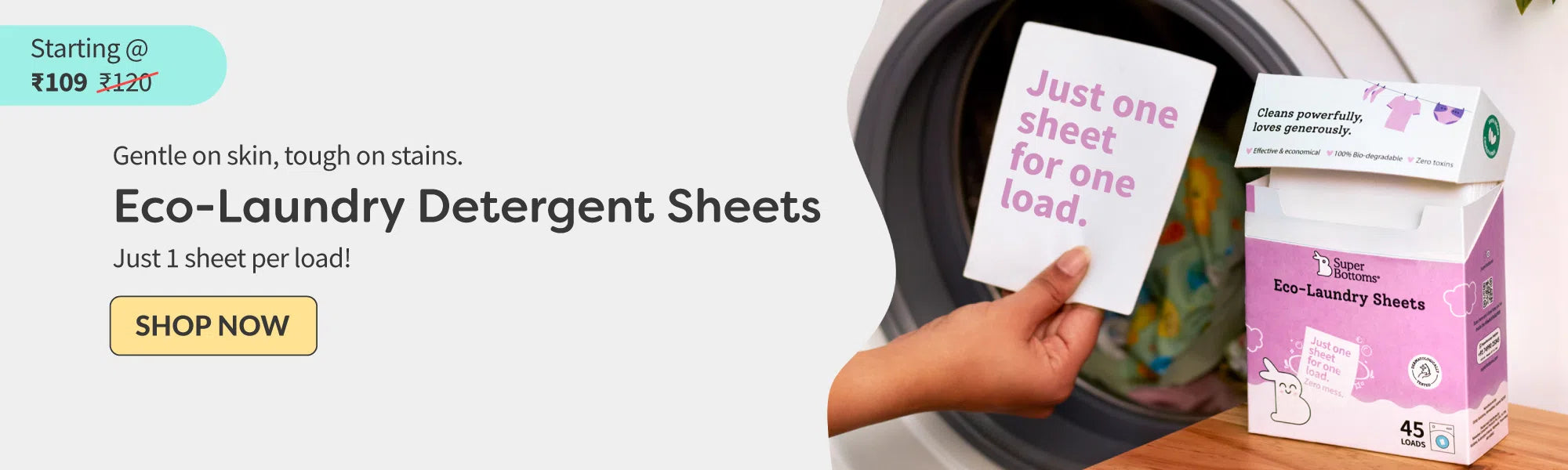  baby laundry detergent sheets 