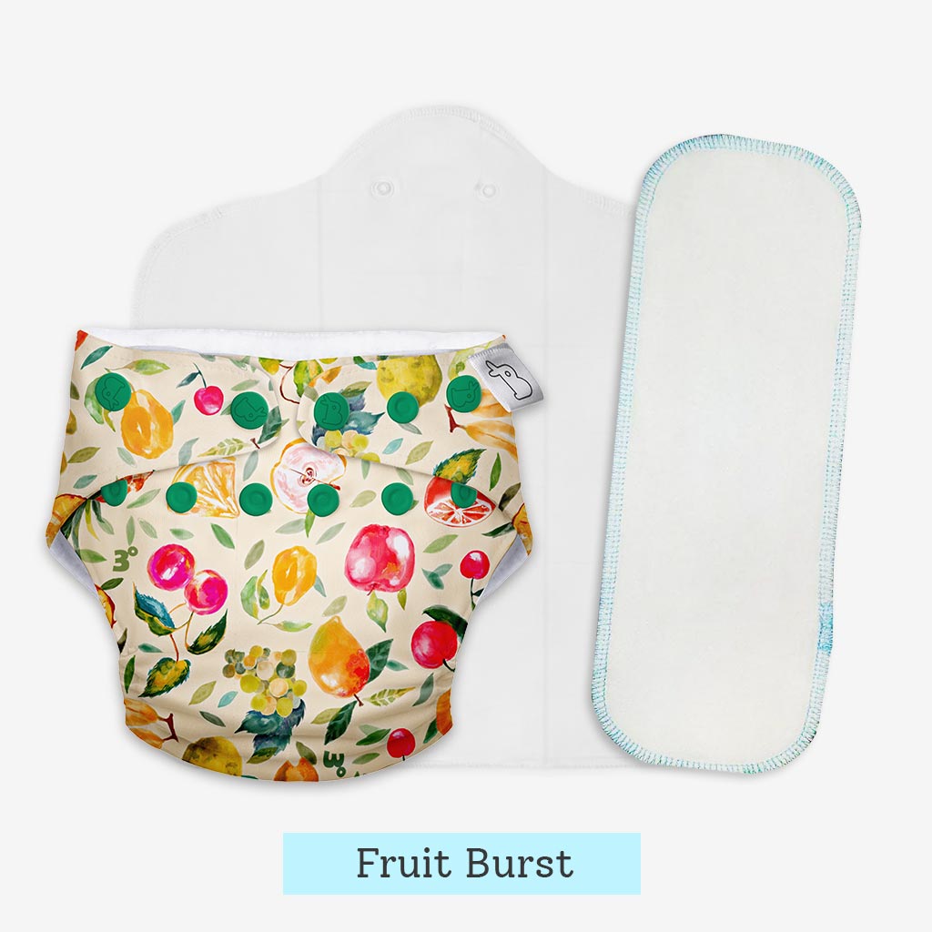 Heavy Wetter Combo (UNO Cloth Diaper + Magic Pad + Very Heavy Wetter Booster Pad)