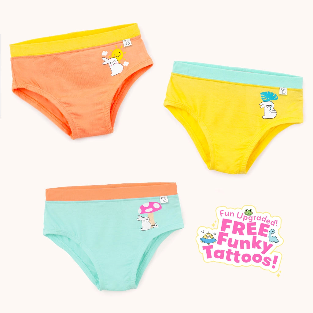 Girl Briefs-Eco Wonders 3 Pack