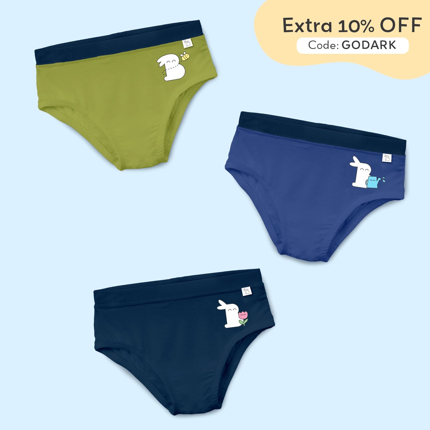 Girl Brief – Magical Meadow Collection – Pack of 3