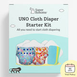 UNO Cloth Diaper Starter Kit with 2 Freesize UNO