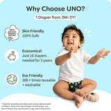 (TEST PRODUCT - BOCO - DO NOT DELETE) UNO Luxe Cloth Diaper & Soaker Set (Dry Feel Pad + Booster)