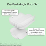 Heavy Wetter Combo (UNO Cloth Diaper + Magic Pad + Very Heavy Wetter Booster Pad)