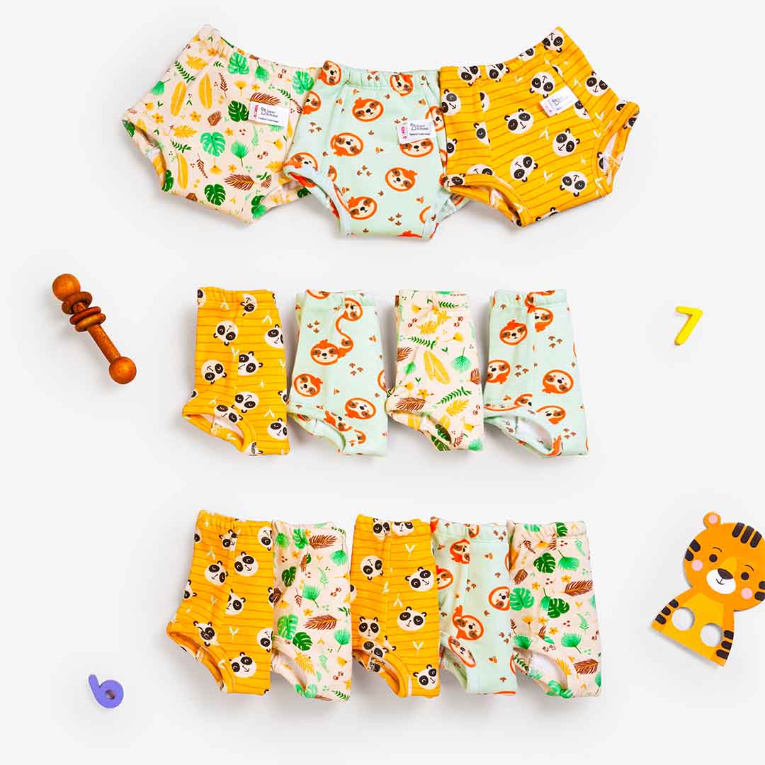 Potty Training Pants Jungle Jam Size (3y-4y) Pack of 12