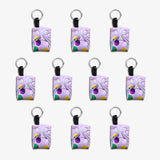 Keychains Pack of 10 with Loose Snap (No Print Choice)