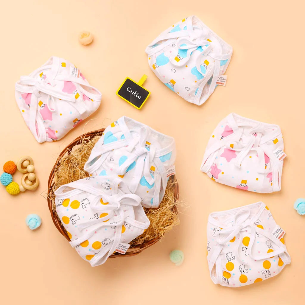 Newborn baby cotton diapers 2025