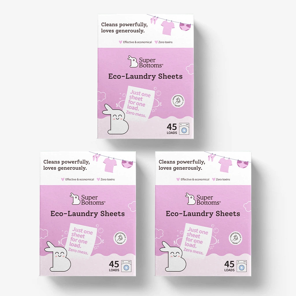 Eco-Laundry Detergent Sheets (3 Pack x 45 sheets)