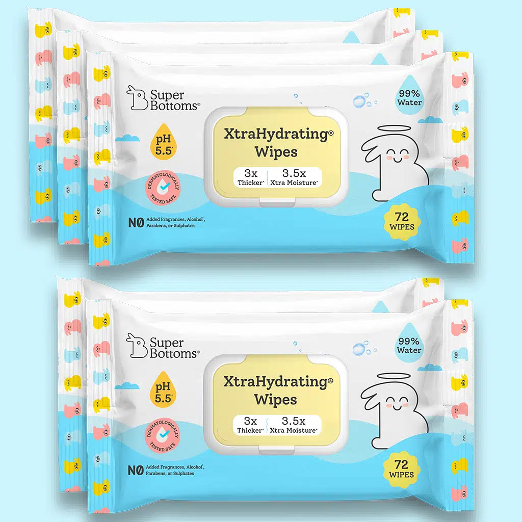 Super Saver Pack of 5 - 99% Pure Water Baby Wipes (72 pcs)